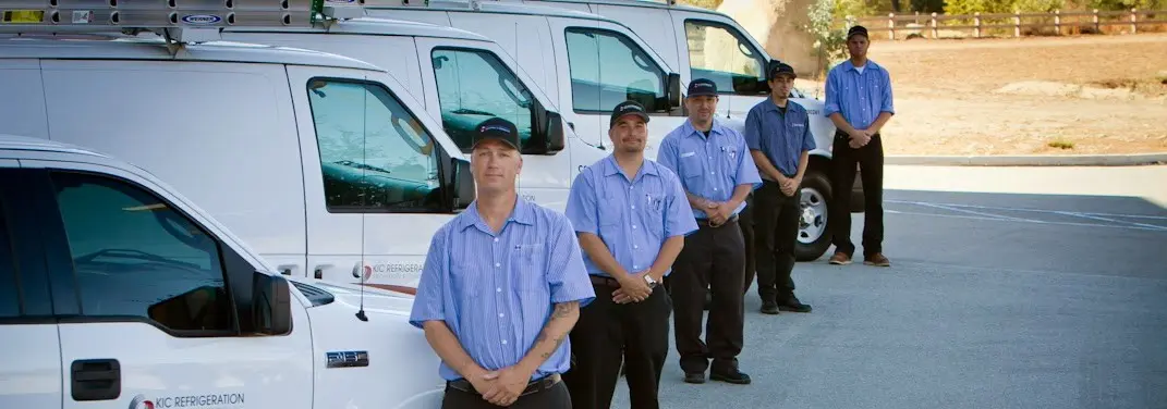 KIC Refrigeration crew ready for Mini Split Repair jobs across Burbank
